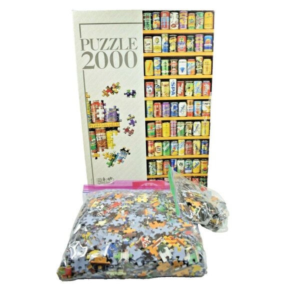 Educa Soft Cans 2000 Piece Jigsaw Puzzle (19 x 53.5) Soft Drinks Soda Pop - Picture 8 of 12
